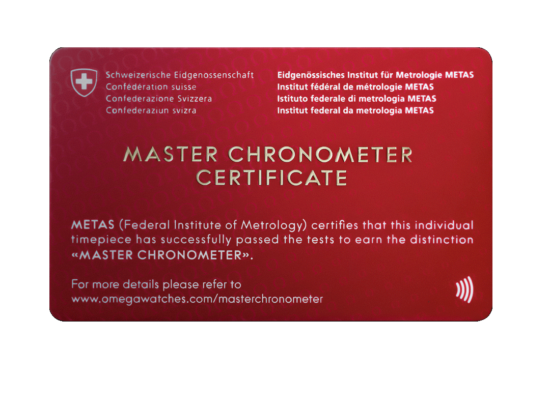 Master Chronometer card